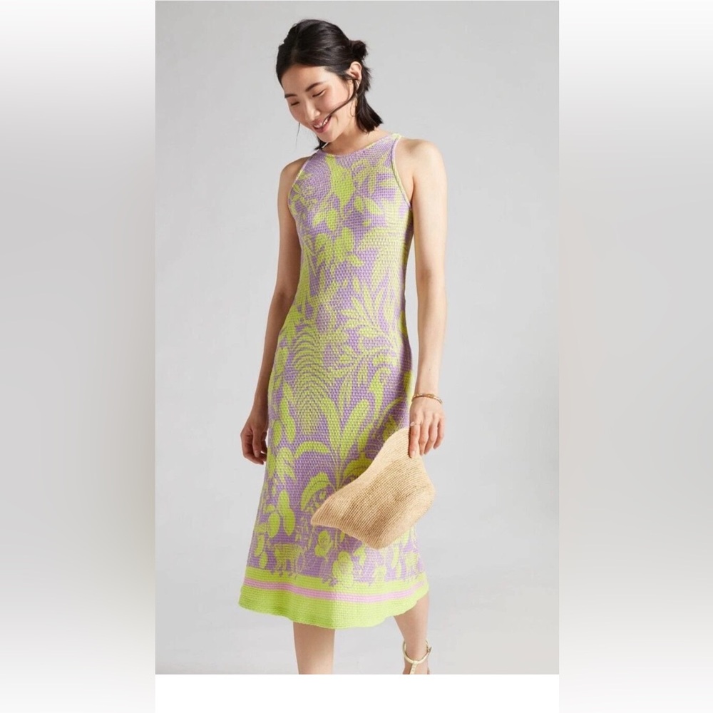 Farm Rio size S knit midi dress